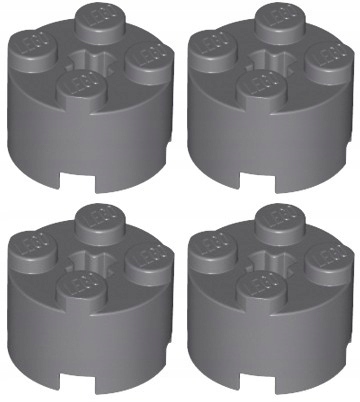 

Lego 3941 Klocek 2x2 szary c. Dbg Nowy (5g) 4 szt.