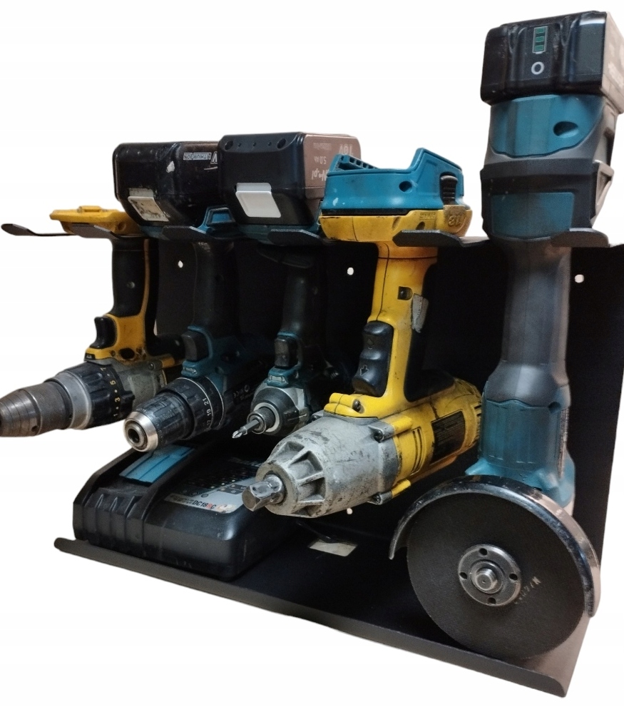 Wieszak na elektronarzędzia na 5szt scienny Liczba miejsc do wieszania 5 i więcej