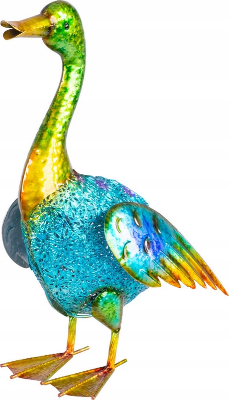 Kolorowa Kaczka Dekoracja Ogrodowa Ozdoba Figurka 27,5x15x47,5 cm