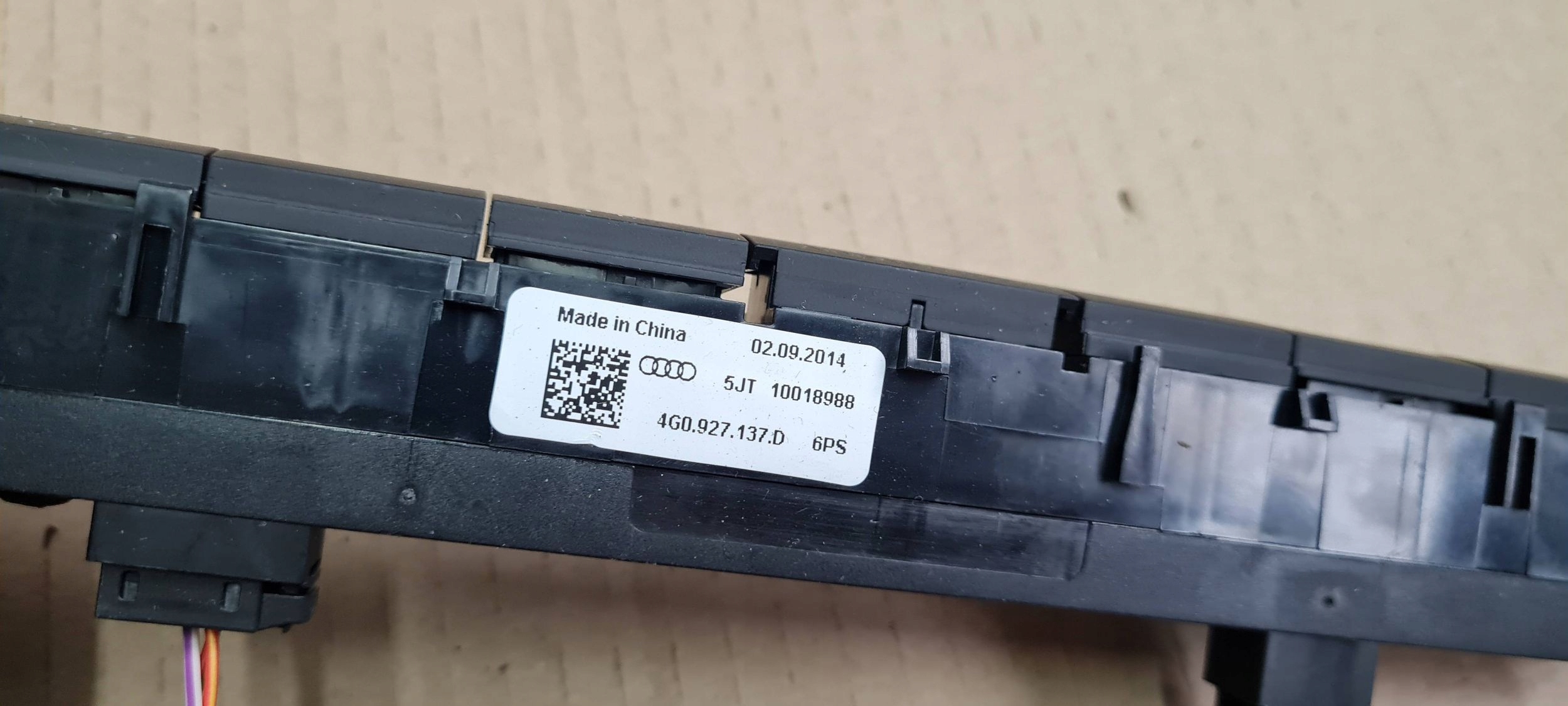 A6 C7 4G LIFT control panel PRZYCISKI PDC ESP 4G0927137D