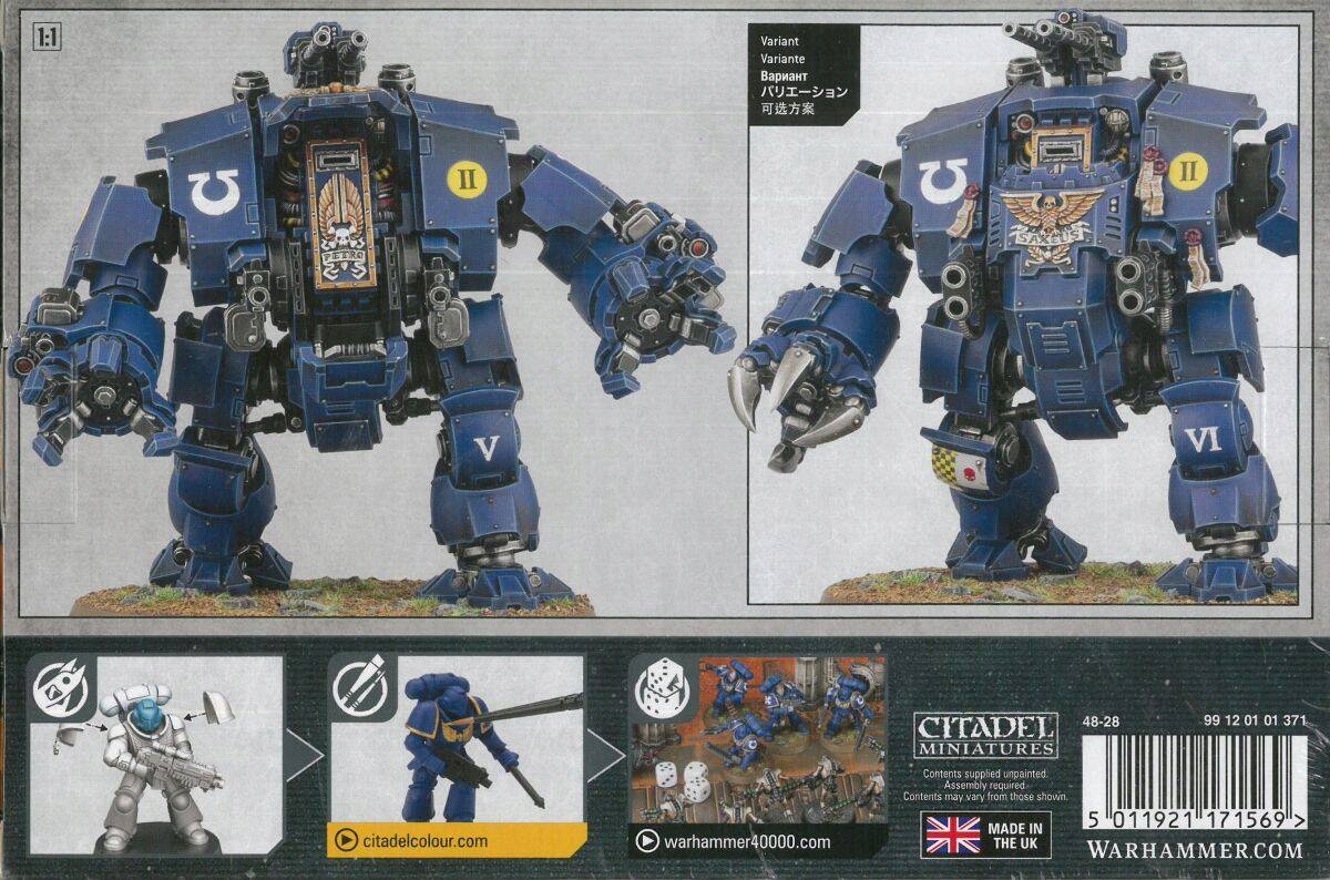 WARHAMMER 40K - SPACE MARINES BRUTALIS DREADNOUGHT System Warhammer 40000
