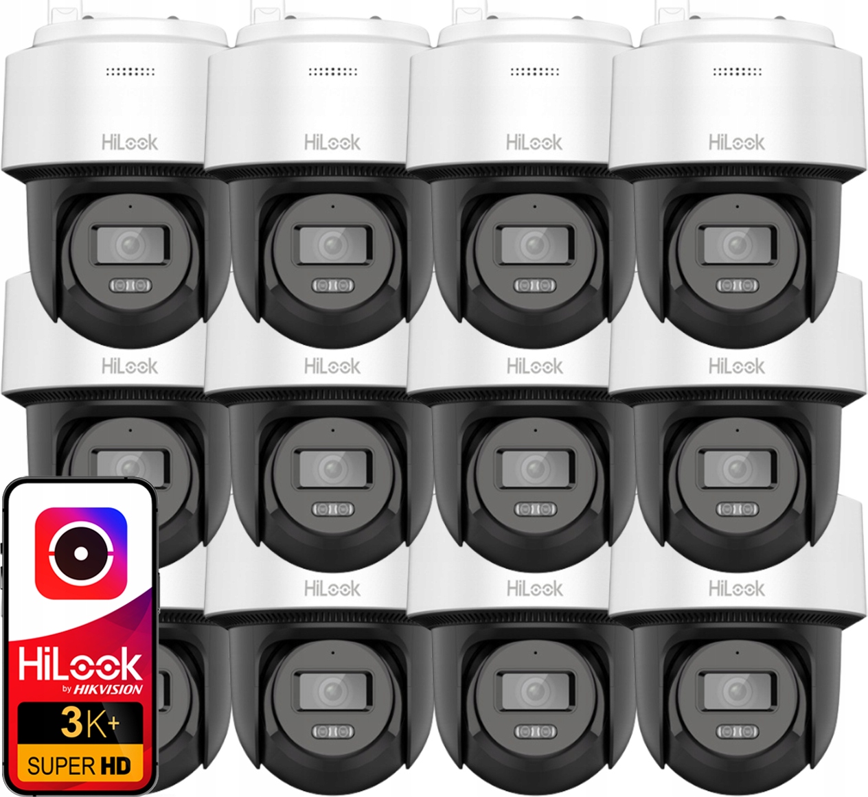 Otočná kamera x12 Ip 6Mpx 3K+ Vonkajšia HiLook od Hikvision PTZ-N6-P PoE