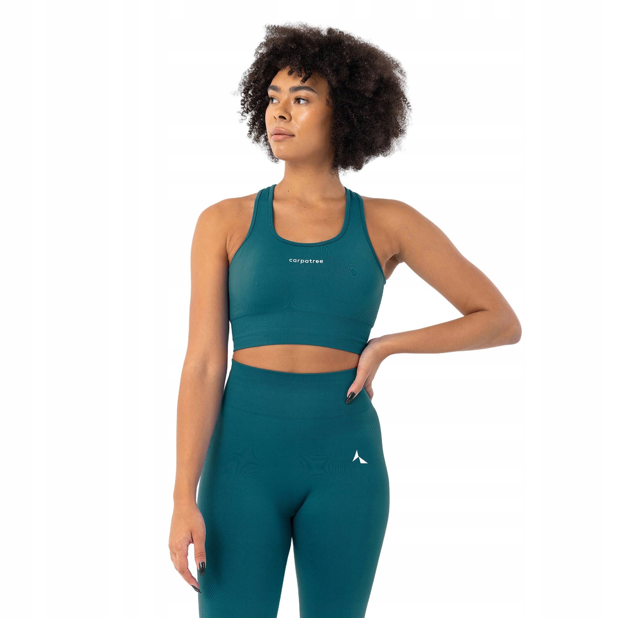 Top treningowy damski Carpatree Blaze Seamless Sleeveless ocean blue Xs