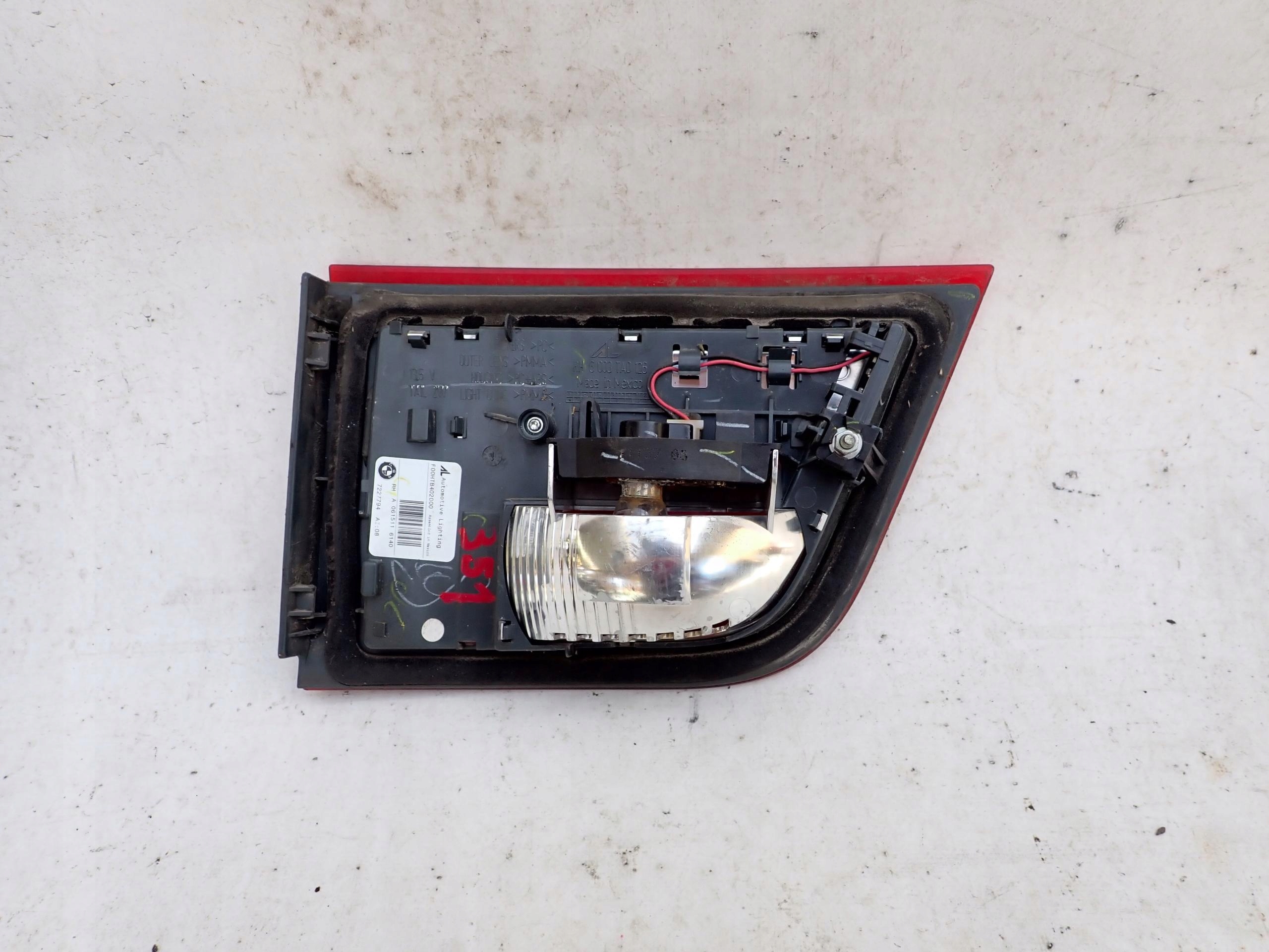 BMW X5 E70 06-13 light rear part rear right