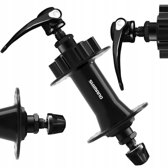 Přední náboj Shimano Cues HB-QB400 36H 100 mm Qr, pod kotouče 6 šroubů