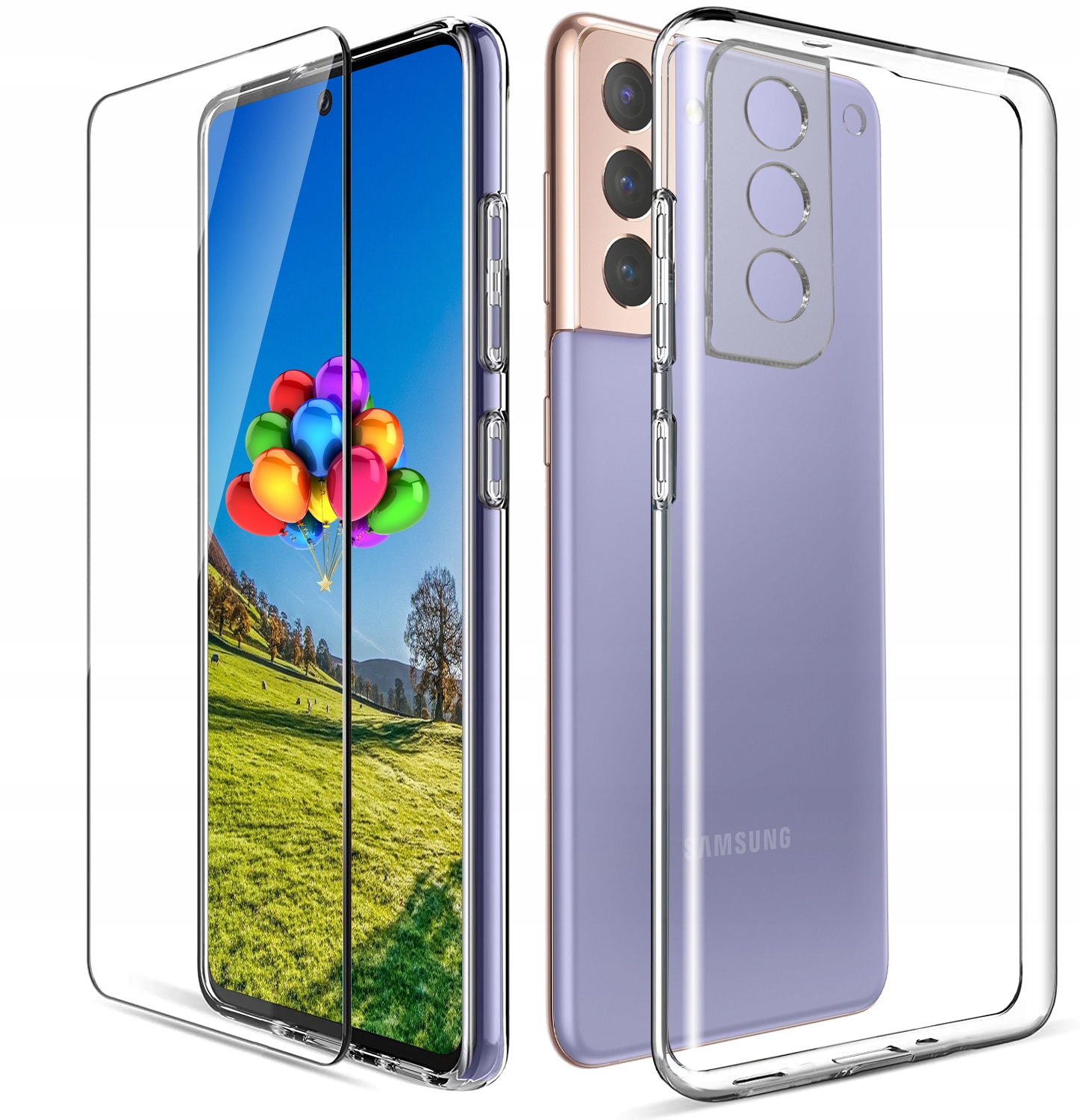 

Etui Silicone Case Szkło do Samsung Galaxy S22