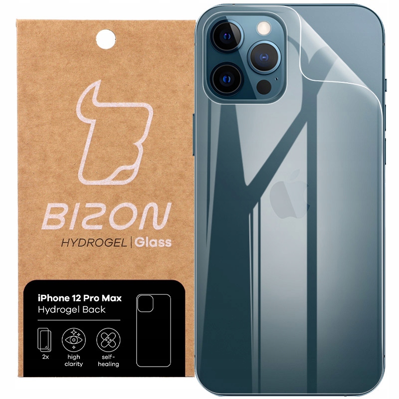 

Folia na tył do iPhone 12 Pro Max, Bizon Hydrożel