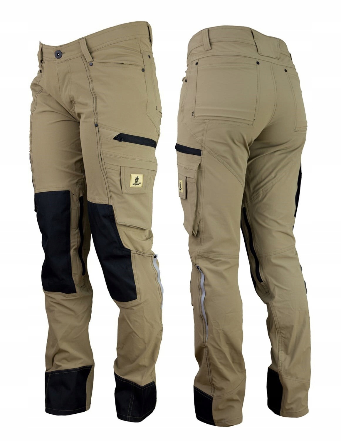 Spodnie Elastyczne robocze Bojówki Wytrzymałe Taktyczne