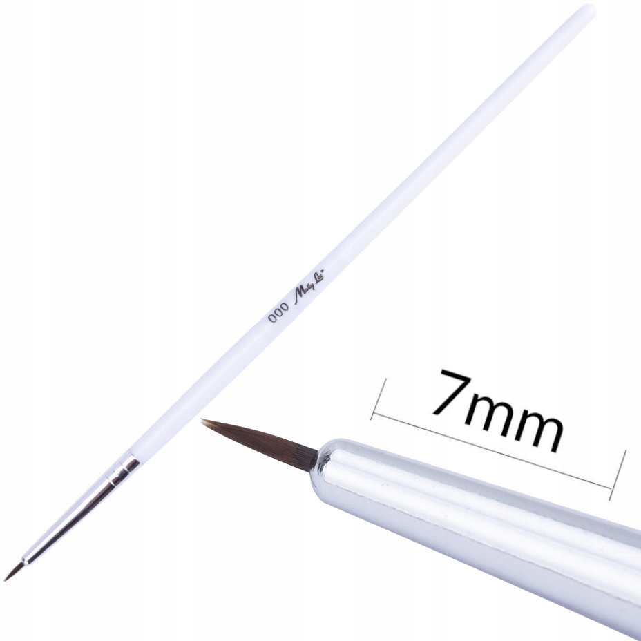 

Pędzelek do zdobień pędzel naturalne włosie krótki