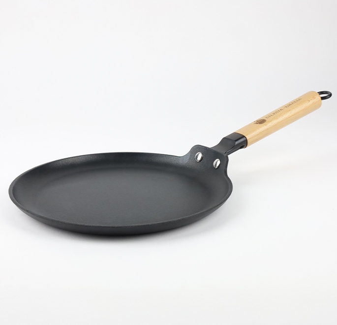 Patelnia do naleśników Silesia Emalia LUDMIŁa 26 cm żeliwna