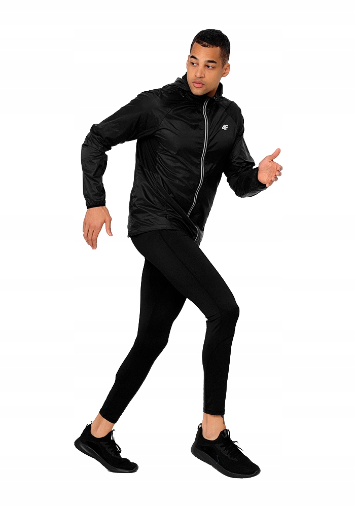 SPODNIE FUNKCYJNE MĘSKIE 4F TRENINGOWE LEGINSY S Materiał dominujący poliester