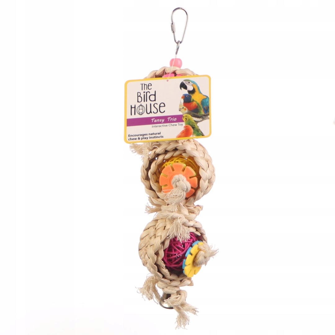 HappyPet Tansy Trio – hračka pro papouška kanárka