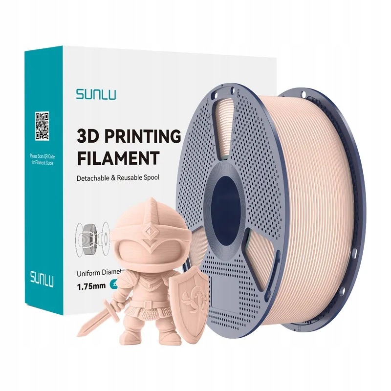 Filament Sunlu Pla+ 1.75mm 1kg (beżowy)