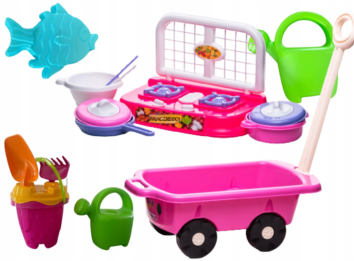 

Wiaderko Do Piasku Kuchnia Garnki Wózek Foremki