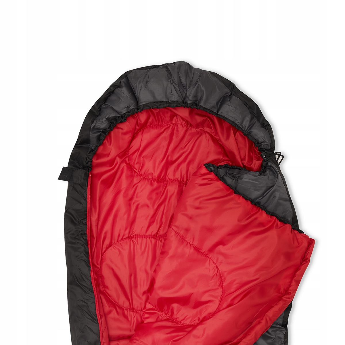 Śpiwór CampuS Kjerag 250 czarno-czerwony CUP702123200 Right Marka Campus