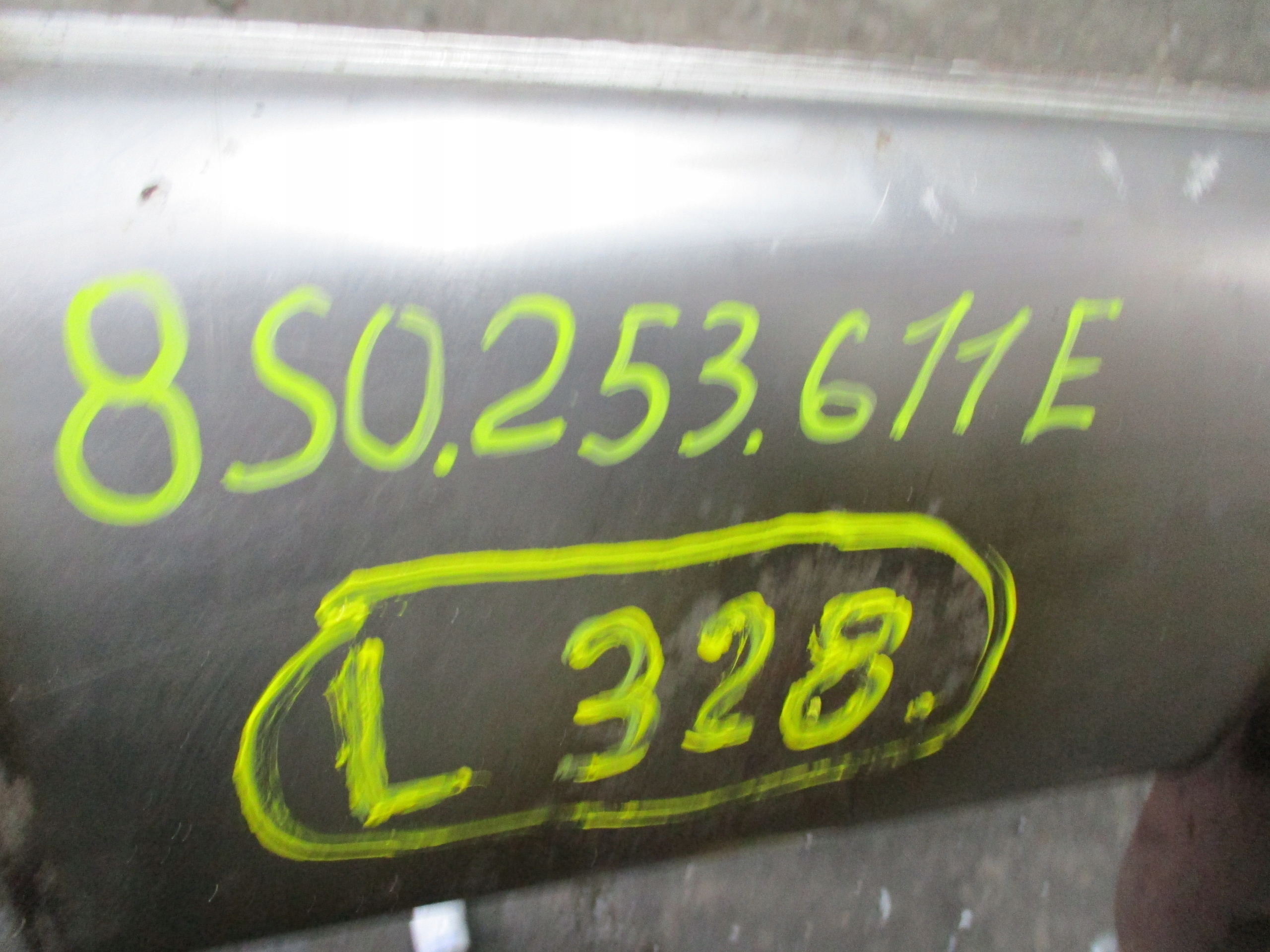 muffler, exhaust AUDI TT 8S0 8S0253611E 8S0253411A