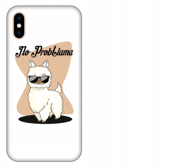 

Etui pokrowiec iPhone Xs Max No probllama