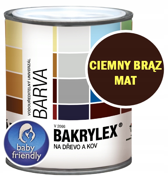 

Bakrylex farba plac zabaw zabawek Mat 0,7kg C,brąz