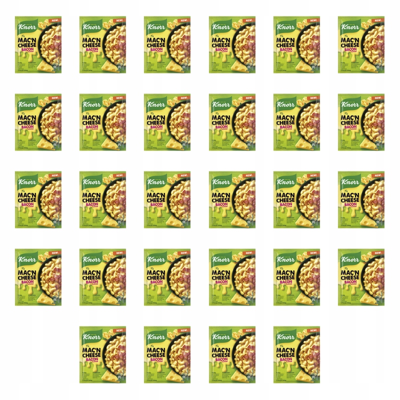 Knorr Mac&cheese Bacon 33g X28