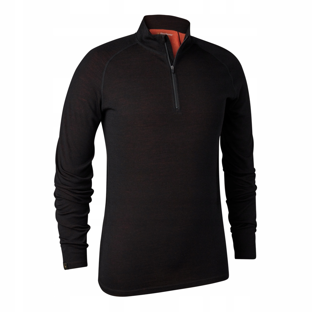 Bluzka termiczna myśliwska merino Deerhunter Quinn 7059 Black Oak M