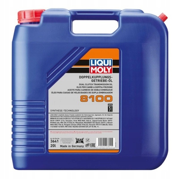 Liqui Moly Olej Dsg 20 L 8100 Vw G052 182 Vw G052 529 236.21 Prevodovka