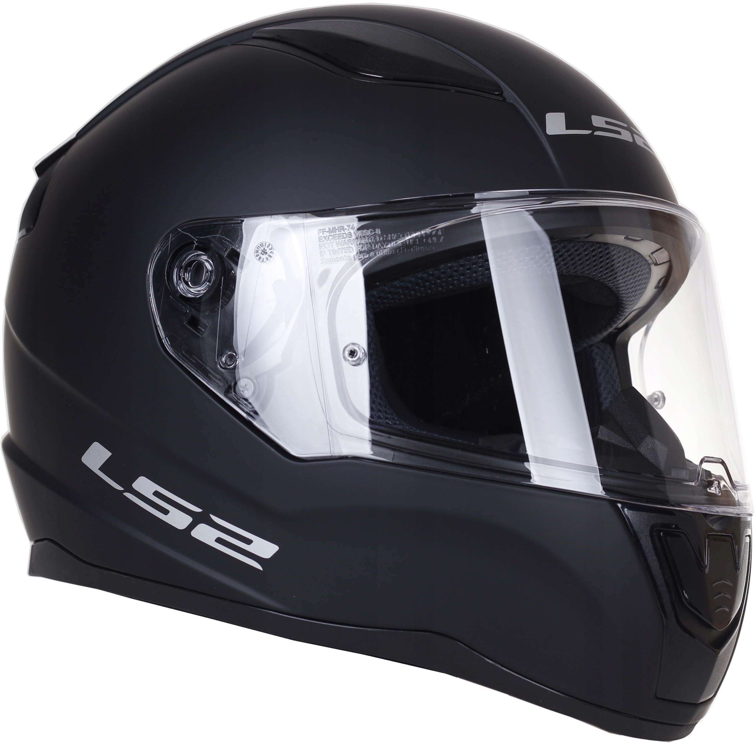 Duży integralny kask motocyklowy Ece 22.06 Pinlock Ready Czarny mat 3XL