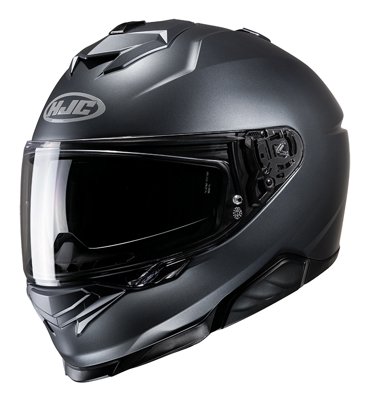 Hjc I71 Semi Flat Anthracite, integrovaná motocyklová prilba s blendou S