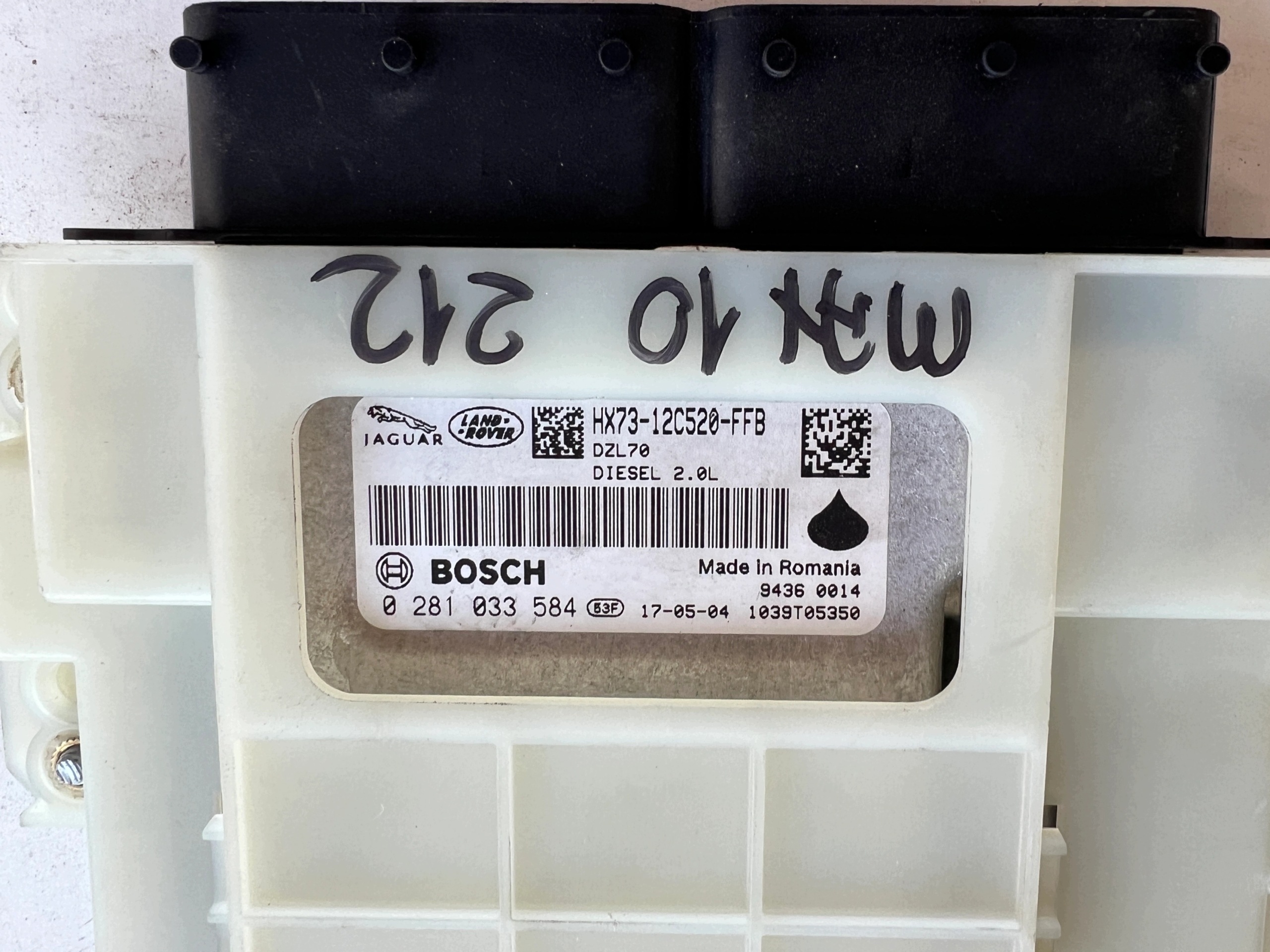 RANGEROVER DISCOVERY 204DTD 2.0 HX73-12C520-FFB computer ECU