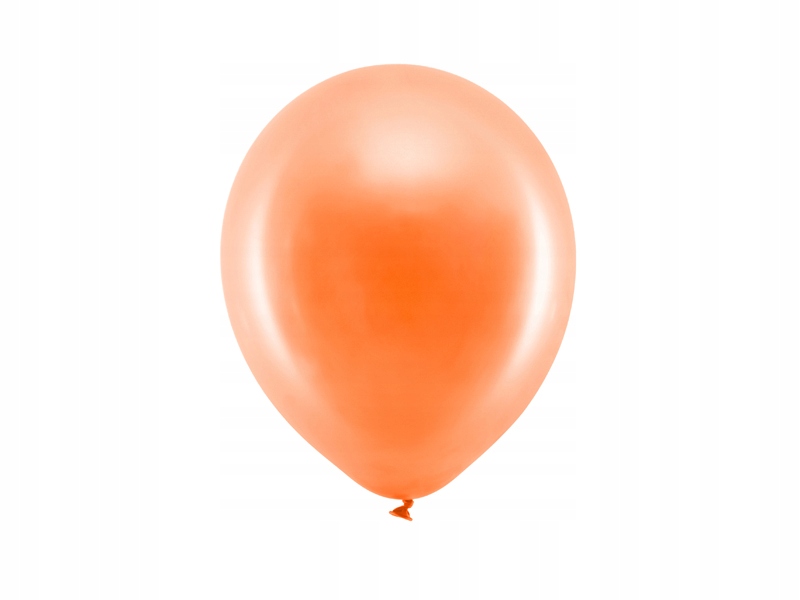 

Balony 23cm metaliczne pomarańcz Urodziny Ślub 100