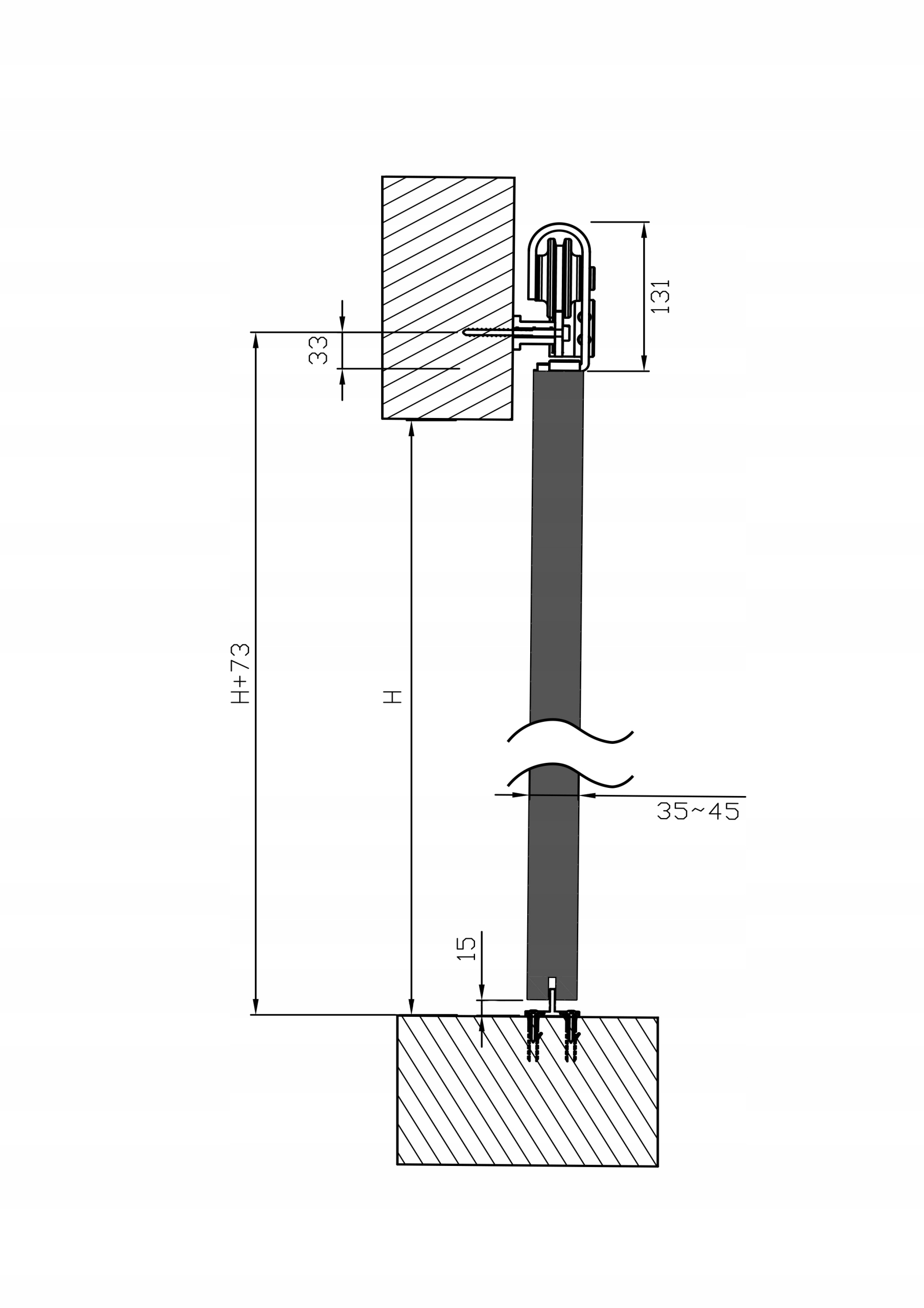 PROMO SYSTEM PRZESUWNY NAŚCIENNY LOFT TOR 1 CAŁOŚĆ Kod producenta LOFT L