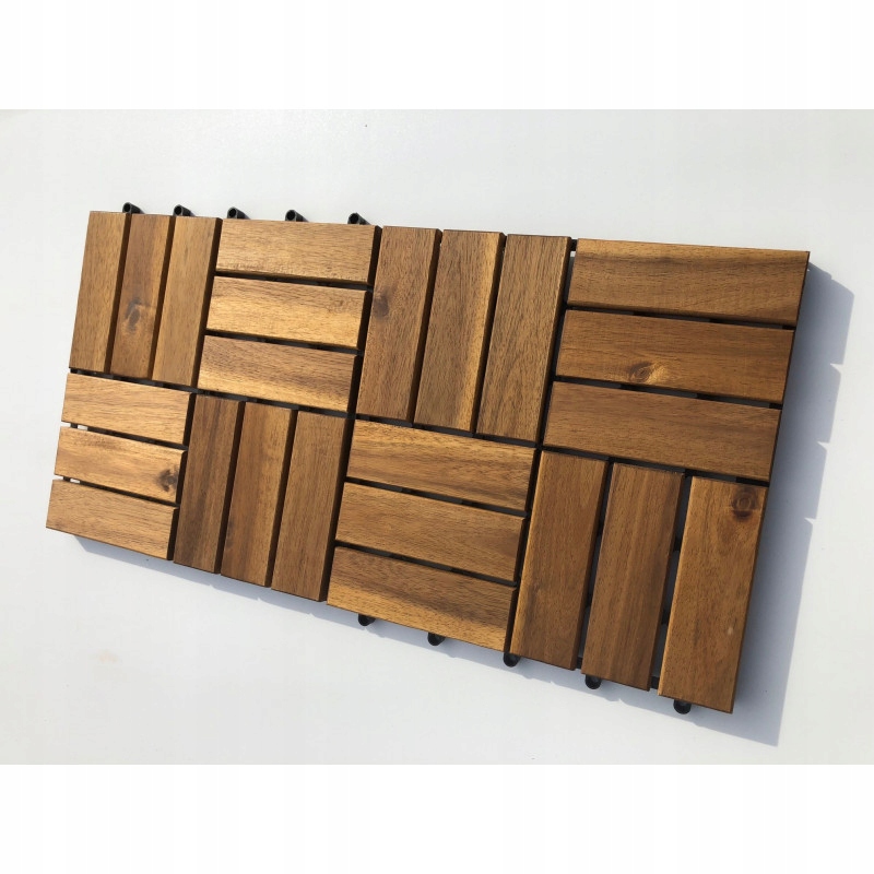 Płytka podłogowa drewno akacja balkon taras 40 szt Rodzaj podest tarasowy