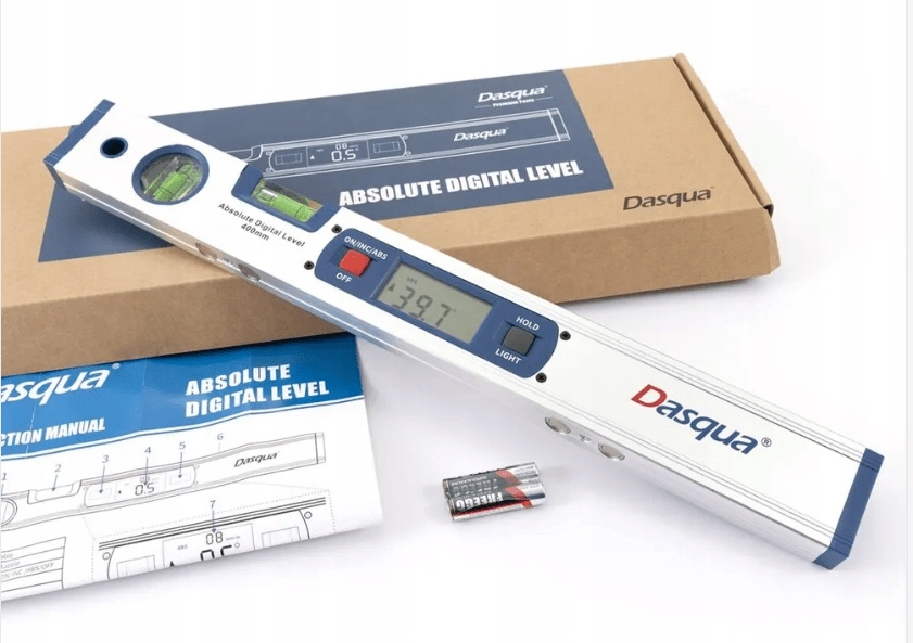Poziomica Elektroniczna Magnetyczna Dasqua 400 mm LCD +/- 0,2°