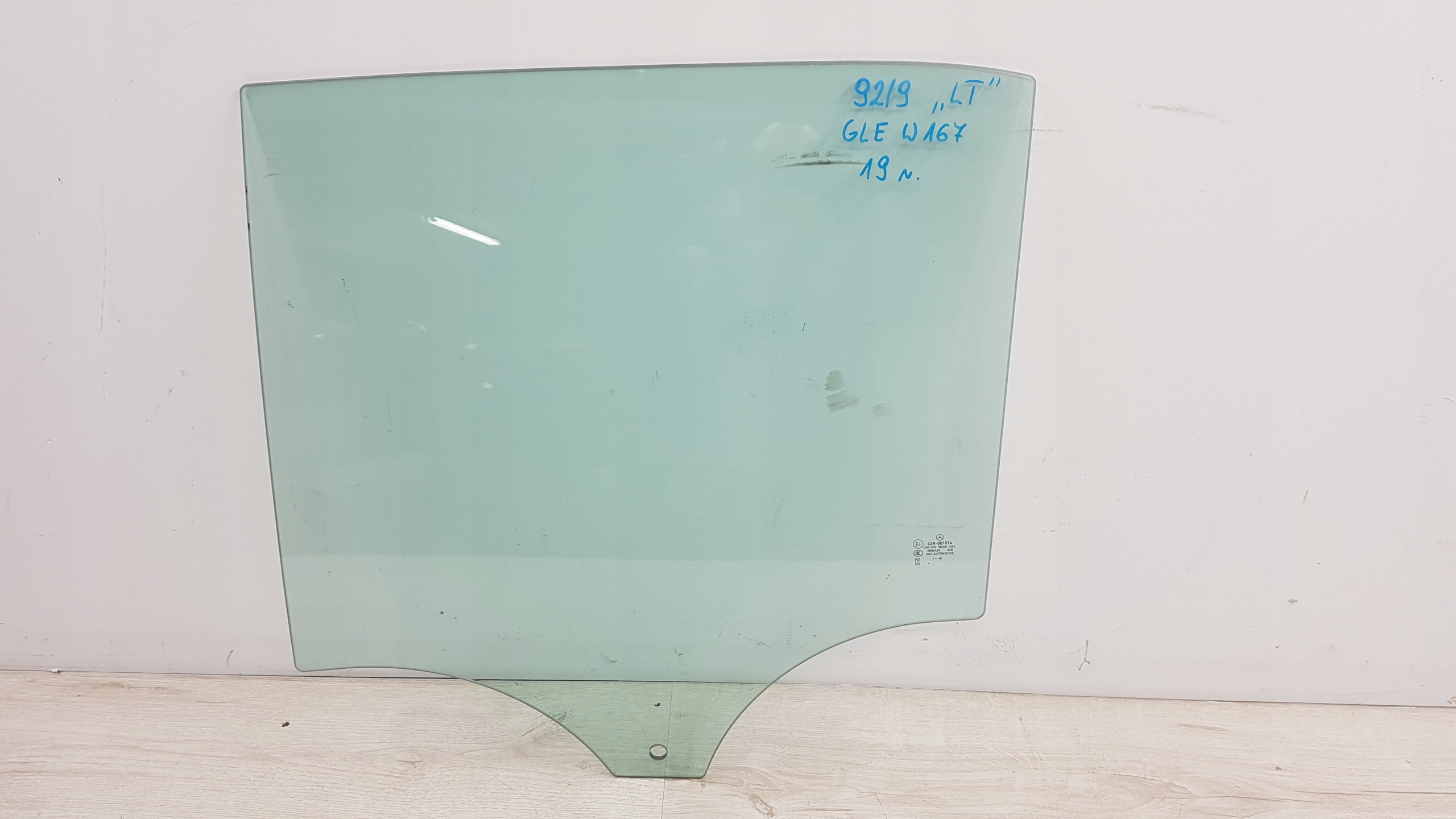 MERCEDES GLE W167 SZYBA DRZWI LEWY TYŁ