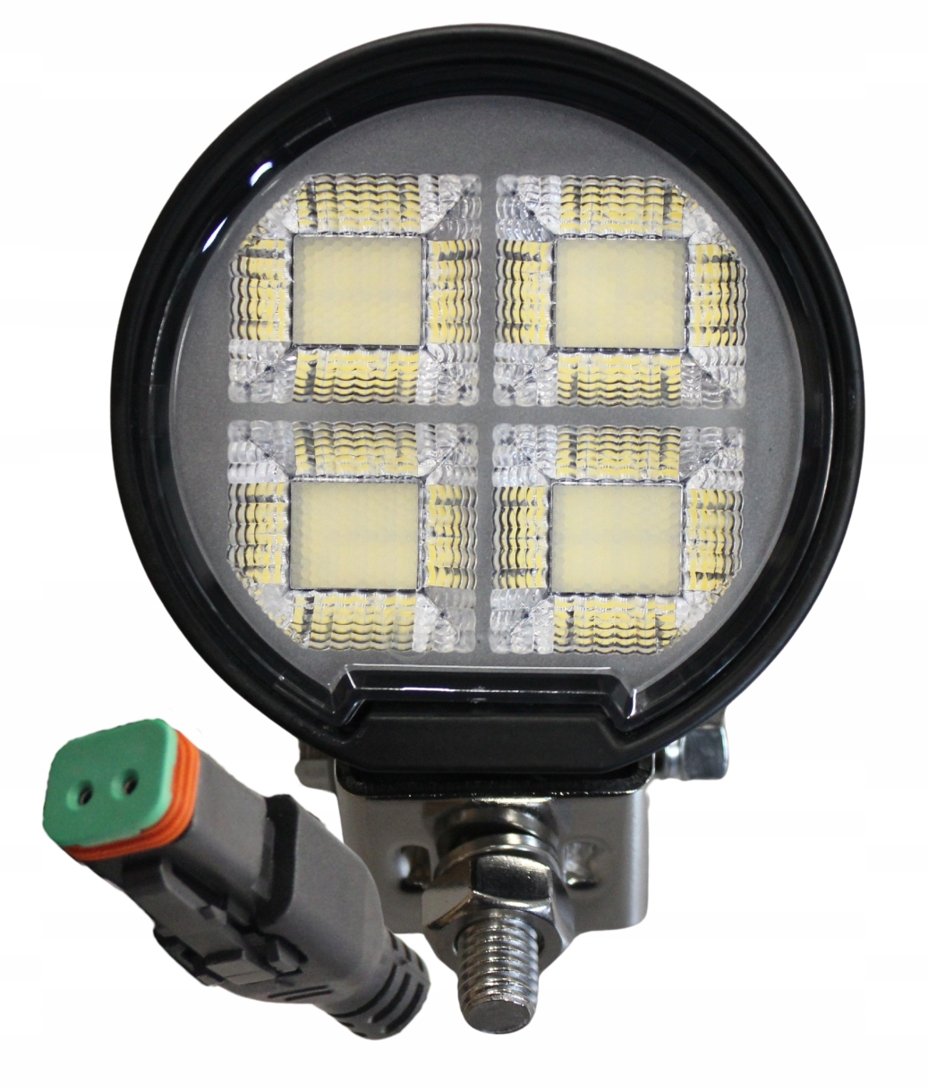 Pracovní Lampa Osram 64LED 64W Rozptýlená Kulatá S Konektorem Deutsch Dt