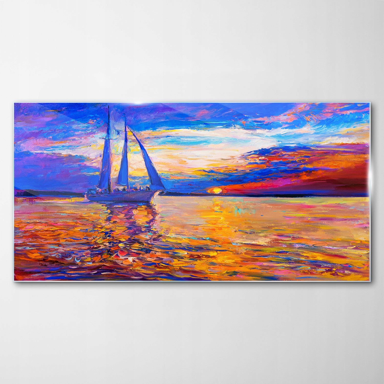 

Hartowany Obraz Szklany Morze Statek Woda 140x70