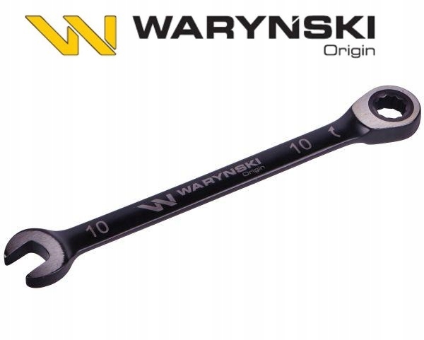 

Klucz płasko oczkowy 10 mm z grzechotką Waryński