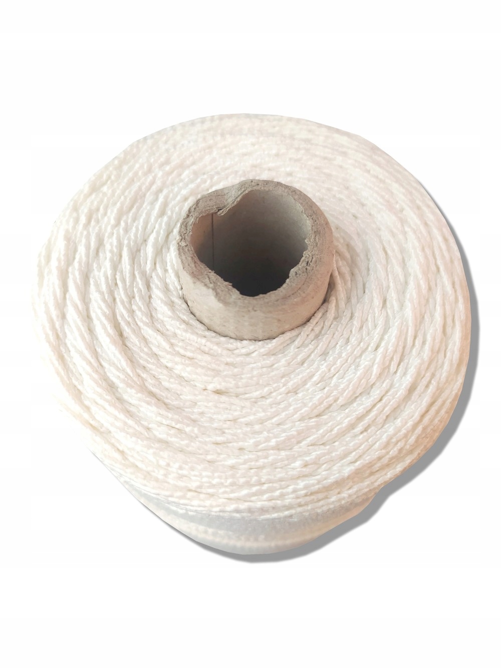 Gumička na masky bílá 2mm kulatá oděvní guma