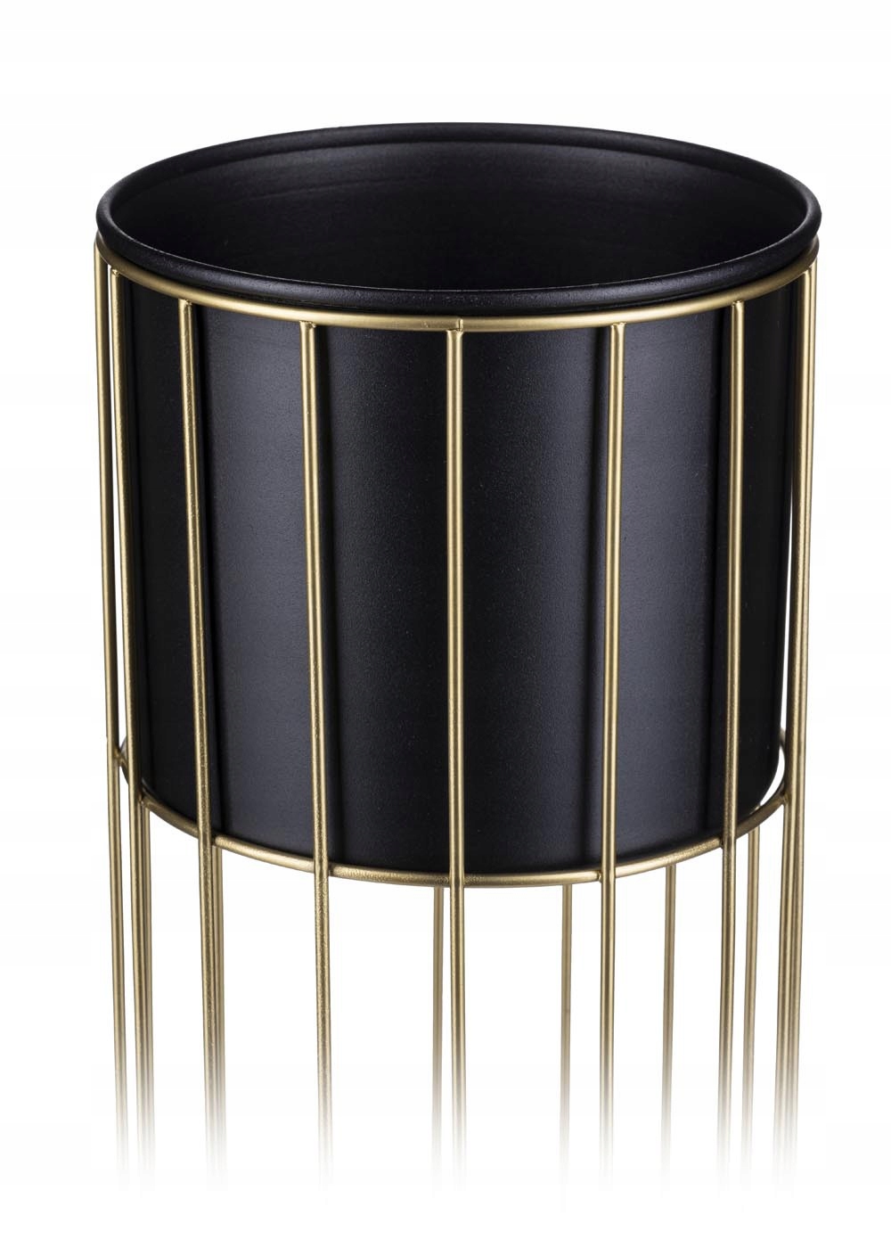 

Złoto czarny kwietnik stojący 70 cm metalowy Loft