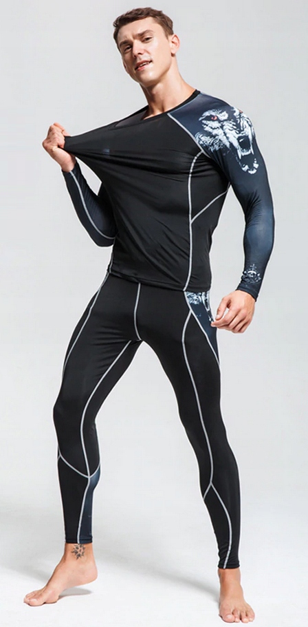 RASHGUARD LEGINSY NA TRENNING SIŁOWIENIE MMA XL Marka Papilio