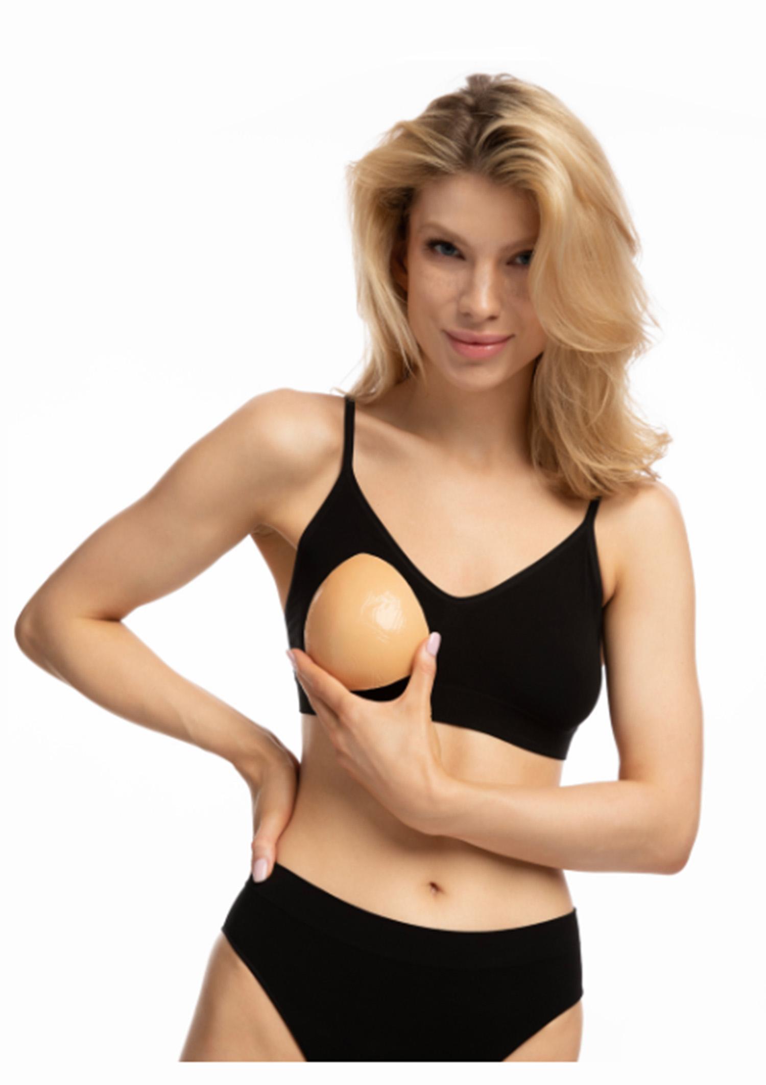 Julimex Wkładki Piankowe do biustonosza Samoprzylepne WS-28 A/B CIELISTY Marka Julimex