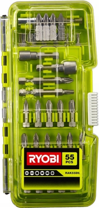 

Ryobi RAK55DK Zestaw Bitów Nasadek 55 Sztuk