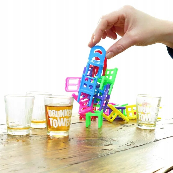 GRA RODZINNA DLA NAJMŁODSZYCH SPADAJĄCE SPADAJĄCE KRZESEŁKA x24 PREZENT Kod producenta 001