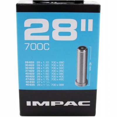 

dętka Impac 28 x 1,1/1,75 zaw Av gwintowany