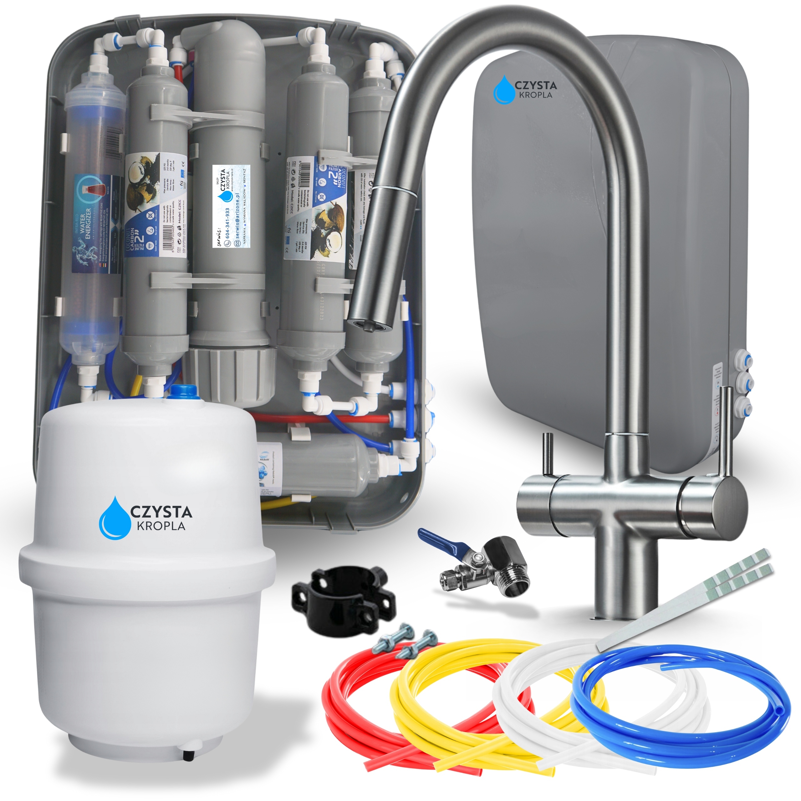 Filtr na vodu Kuchyňský podskříňový pod Dřez Kuchyňská baterie Atest Set