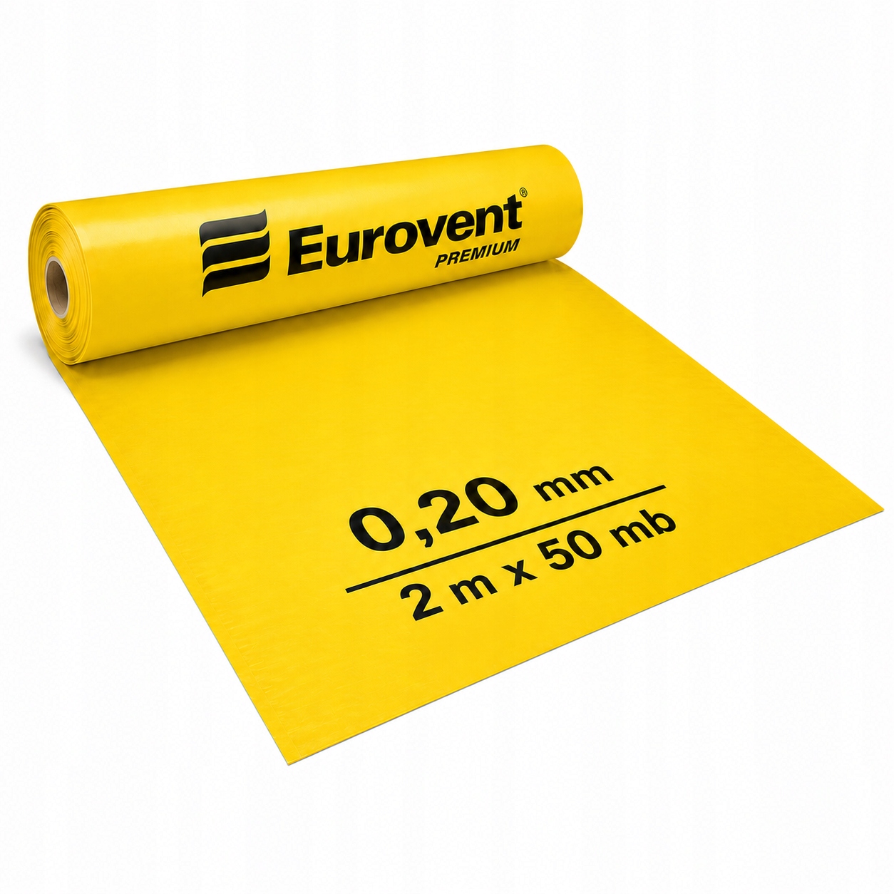 Fólie Parotěsná Žlutá Parotěsná Izolace Pod Vlnu Eurovent Db 0,2 0,20 mm