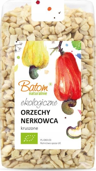 BIO Orzechy NERKOWCA kruszone EKOLOGICZNE 250g BATOM