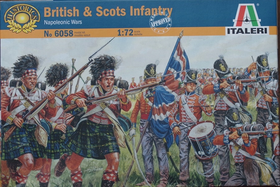 Italeri 6058 Figurki British and Scots Infantry Napoleonic Wars 1:72 ...