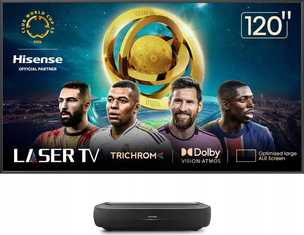 Hisense 120L9HA 3,05 m (120") 5K Ultra Hd Smart Tv Wi-Fi Czarny 400 cd...