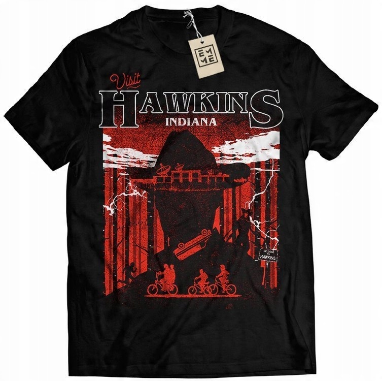 

Koszulka Stranger Things Hawkins Demogorgon L