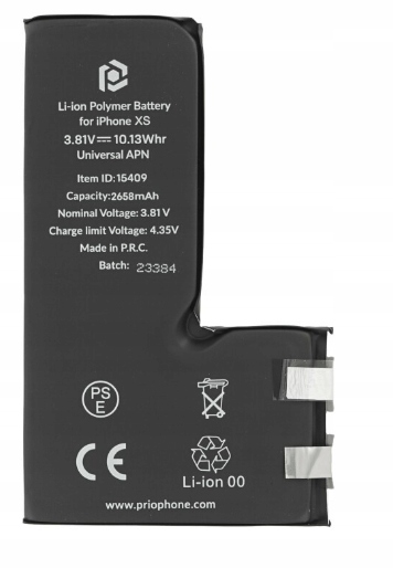 Bateria do Apple iPhone XS 2600 mAh bez flex BMS